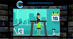 Desktop Screenshot of creativecommotion.tv